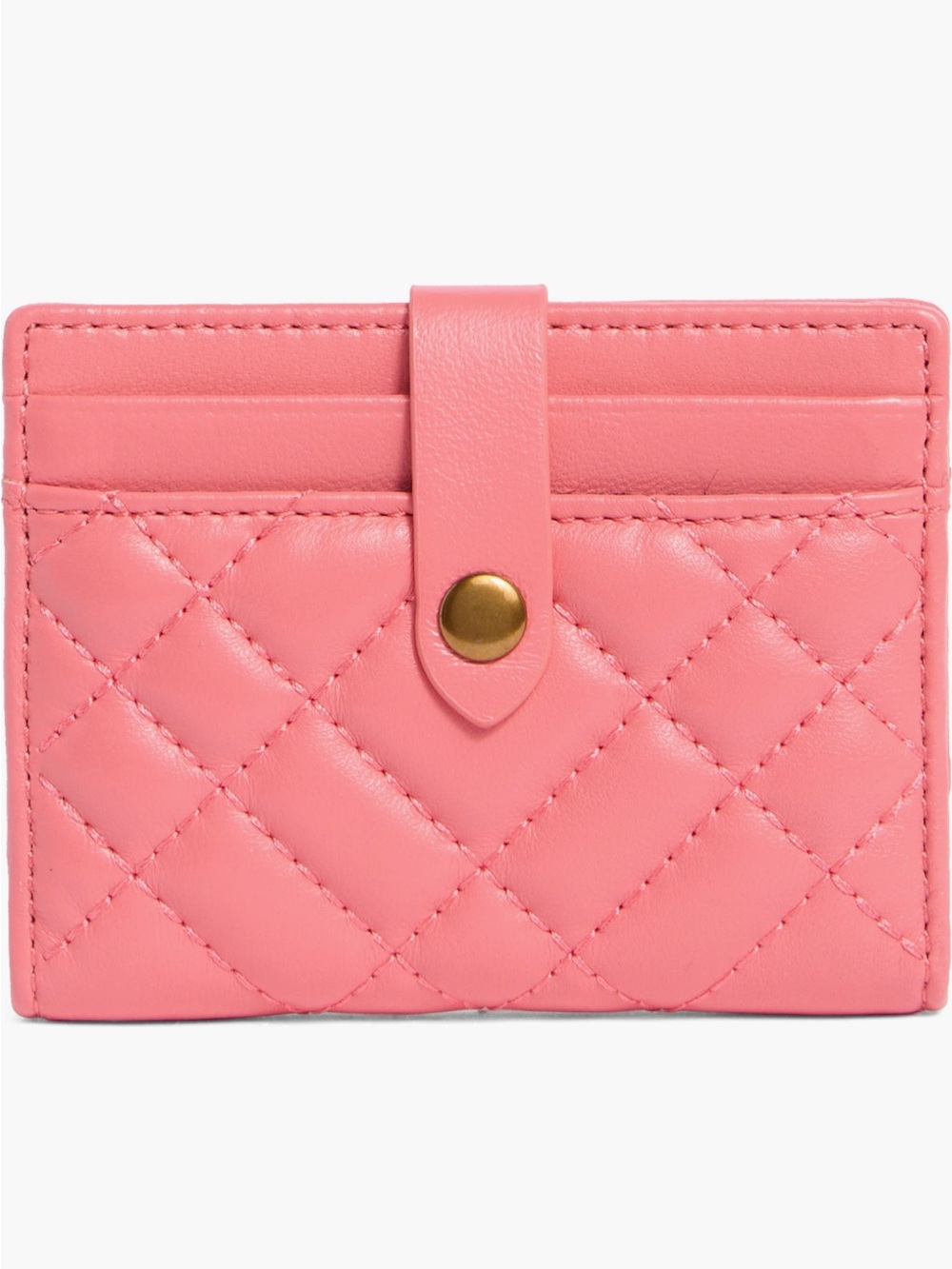 Kurt Geiger Quilted Pink Card Holder Wallet